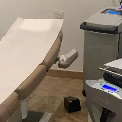 Clean exam room